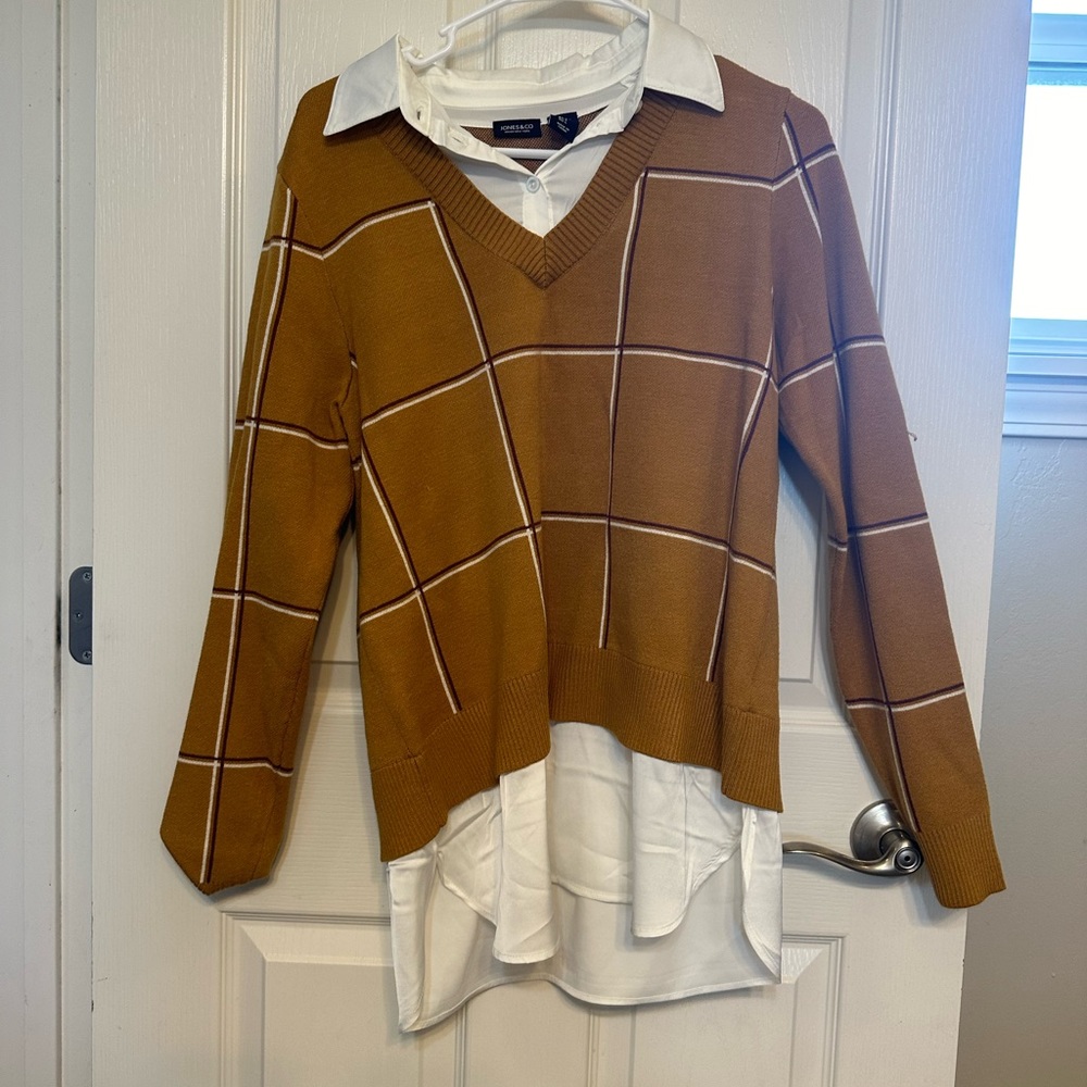 Mustard yellow long sweater
